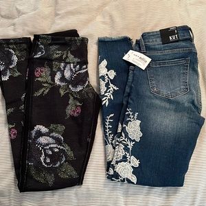 Kut jeans + Lululemon leggings bundle